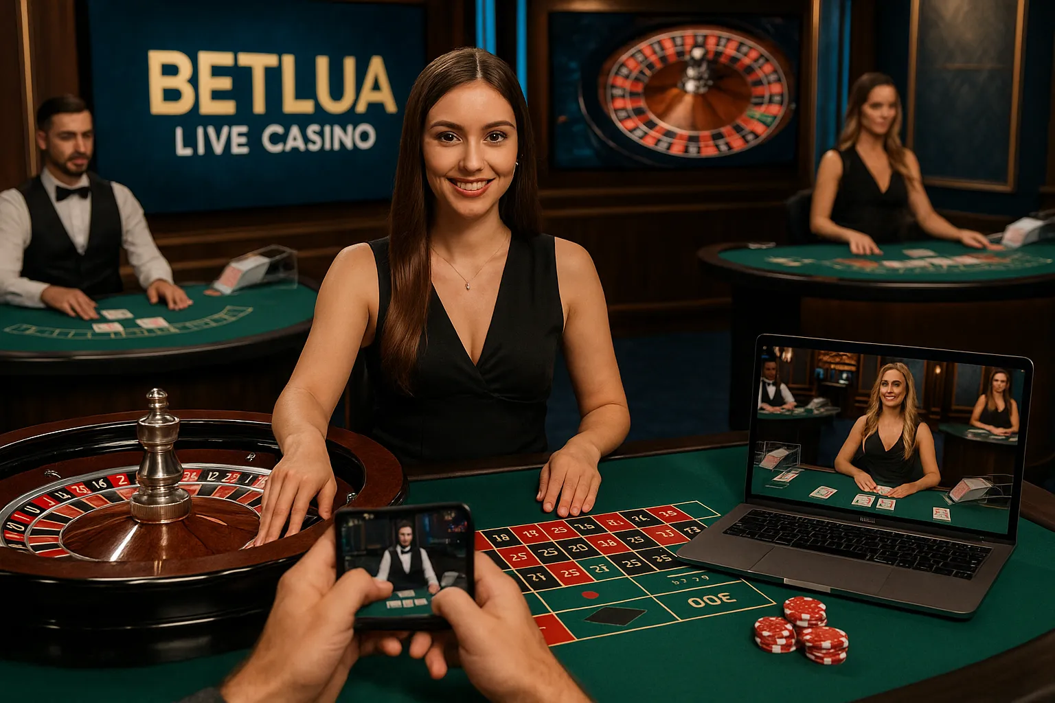 O BETLUA Live Casino lança promoções regularmente